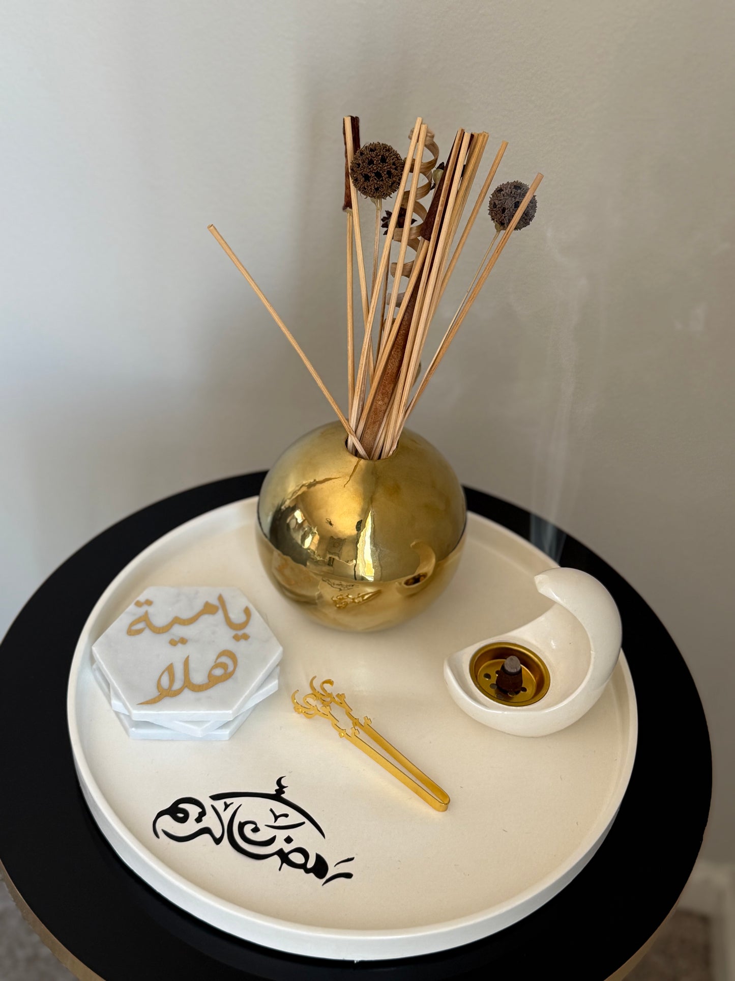 Ramadan Karim Tray - Handmade Concrete Home Decor